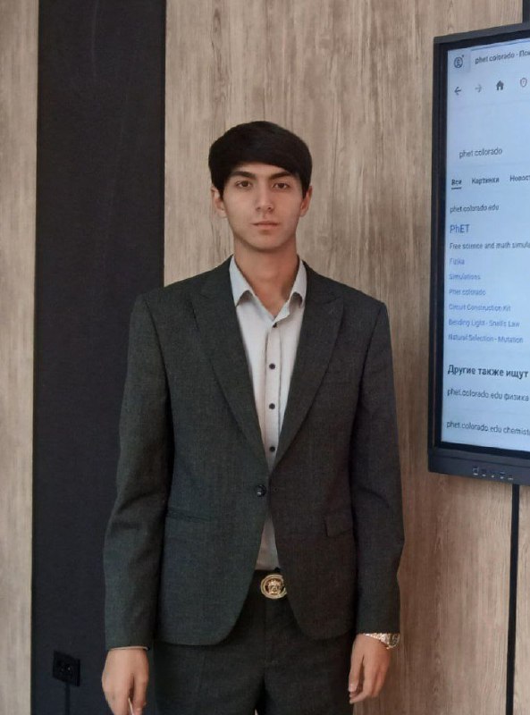 SATTOROV SARVAR NUGMON O'G'LI