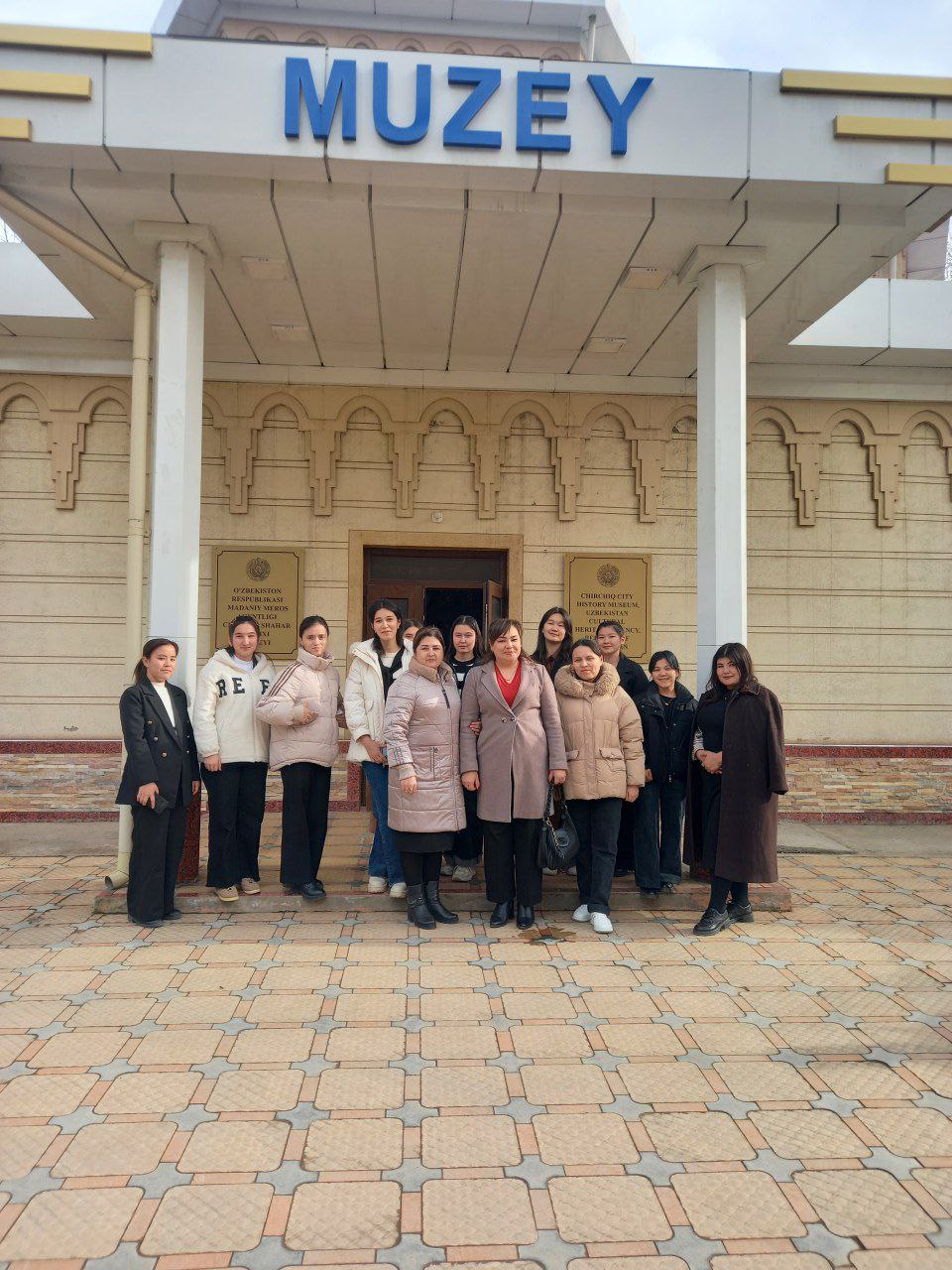 Chirchiq  shahar tarixi muzeyiga tashrif