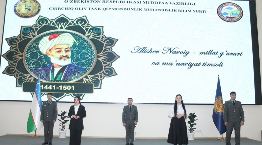 "Navoiyxonlik kechasi" Chirchiq Oliy tank muhandislik bilim yurti bilan birgalikda