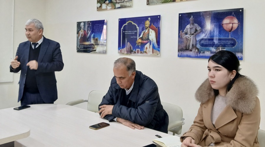 Tabiiy fanlar fakulteti rahbariyati talabalar turar joyidagi sharoitlarni o‘rgandi