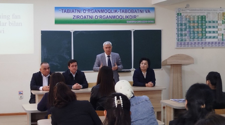 Tabiiy fanlar Fakulteti "Kimyo" kafedrasida Kimyo sohasidagi yetakchi ilmiy-tadqiqot instituti bilan hamkorlik o‘rnatildi