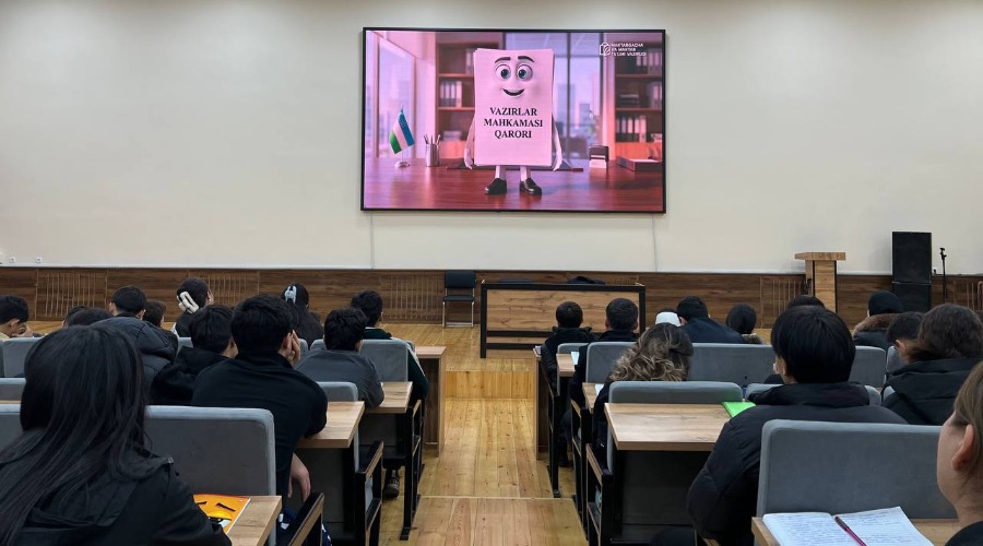 Jismoniy madaniyat fakultetida “Kelajak soati” darsi o‘tkazildi