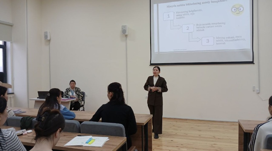 Turizm fakulteti iqtidorli talabalar uchun master-klass