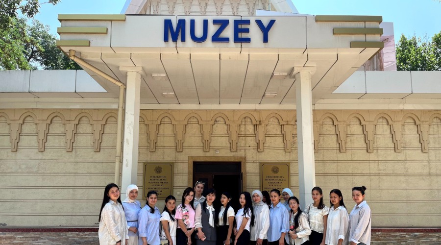 Chirchiq davlat pedagogika universiteti  Pedagogika fakulteti talabalari bo'sh vaqtini samarali taskil etish maqsadida Chirchiq shahar tarixi muzeyiga sayohat uyushtirishdi.