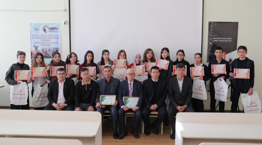 “Ranglar jilosida oltin kuz” ijodiy ishlar tanlovi g‘oliblari taqdirlandi!