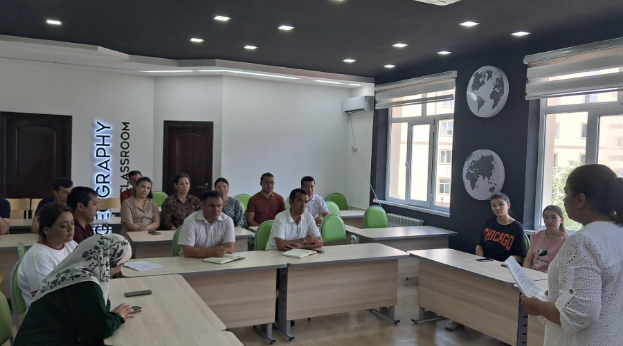 "Oʻquvchi va talaba qizlarga nisbatan taziyiq oʻtkazish yoki zoʻravonlik sodir etish holatlarini oldini olishga qaratilgan psixologik tadbir" tashkil etildi.