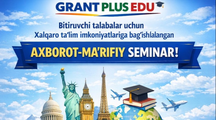 “JANUBIY KOREYADA MAGISTRATURA DARAJASINI OLISH” MAVZUSIDA SEMINAR TASHKILLASHTIRILMOQDA!