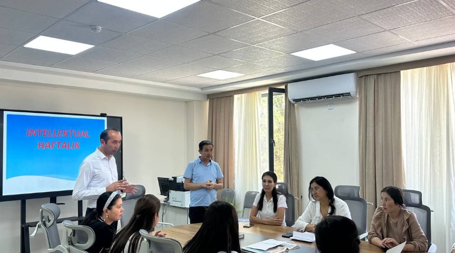 Chirchiq Davlat Pedagogika Universiteti Maktabgacha taʼlim fakultetida  iqtidorli talaba yoshlari ishtirokida navbatdagi “Intellektual haftalik” tadbiri o‘tkazildi.