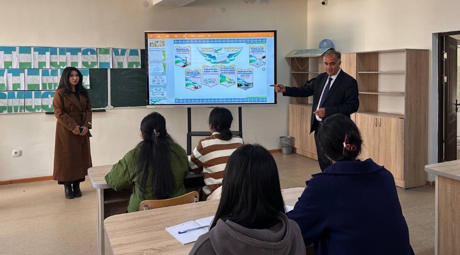 Tabiiy fanlar fakultetida “Kelajak soati” darsi o‘tkazildi