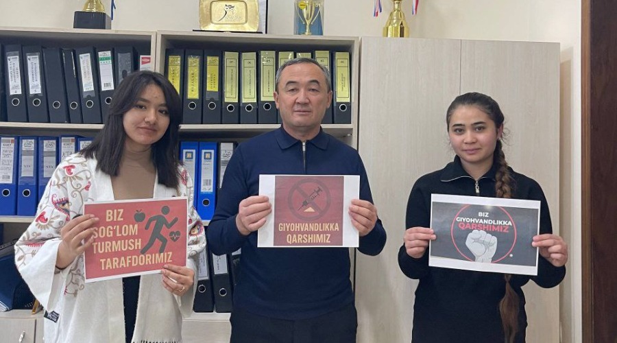 “Giyohvandlikka yo'q deymiz!” shiori ostida chellenj
