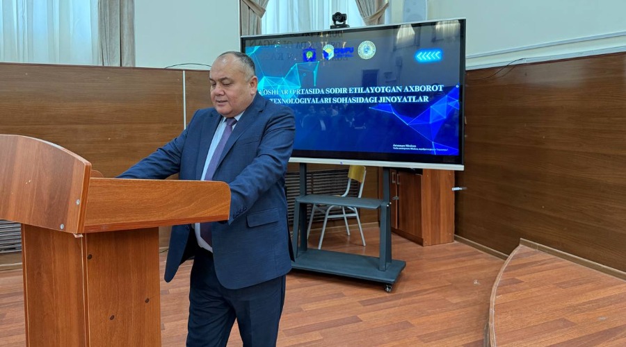 Chirchiq davlat pedagogika universitetida “Yoshlar o‘rtasida sodir etilayotgan axborot texnologiyalari sohasidagi jinoyatlar” mavzusida huquqbuzarliklar profilatikasiga oid davra suhbati bo'lib o'tdi.