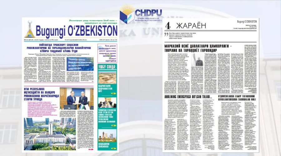 Markaziy Osiyo davlatlari hamkorligi — tinchlik va taraqqiyot garovidir