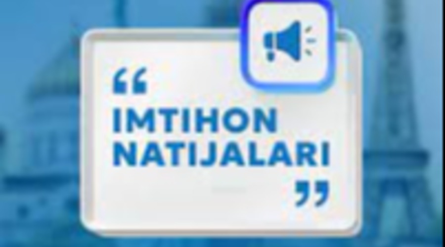 Imtihon natijalari