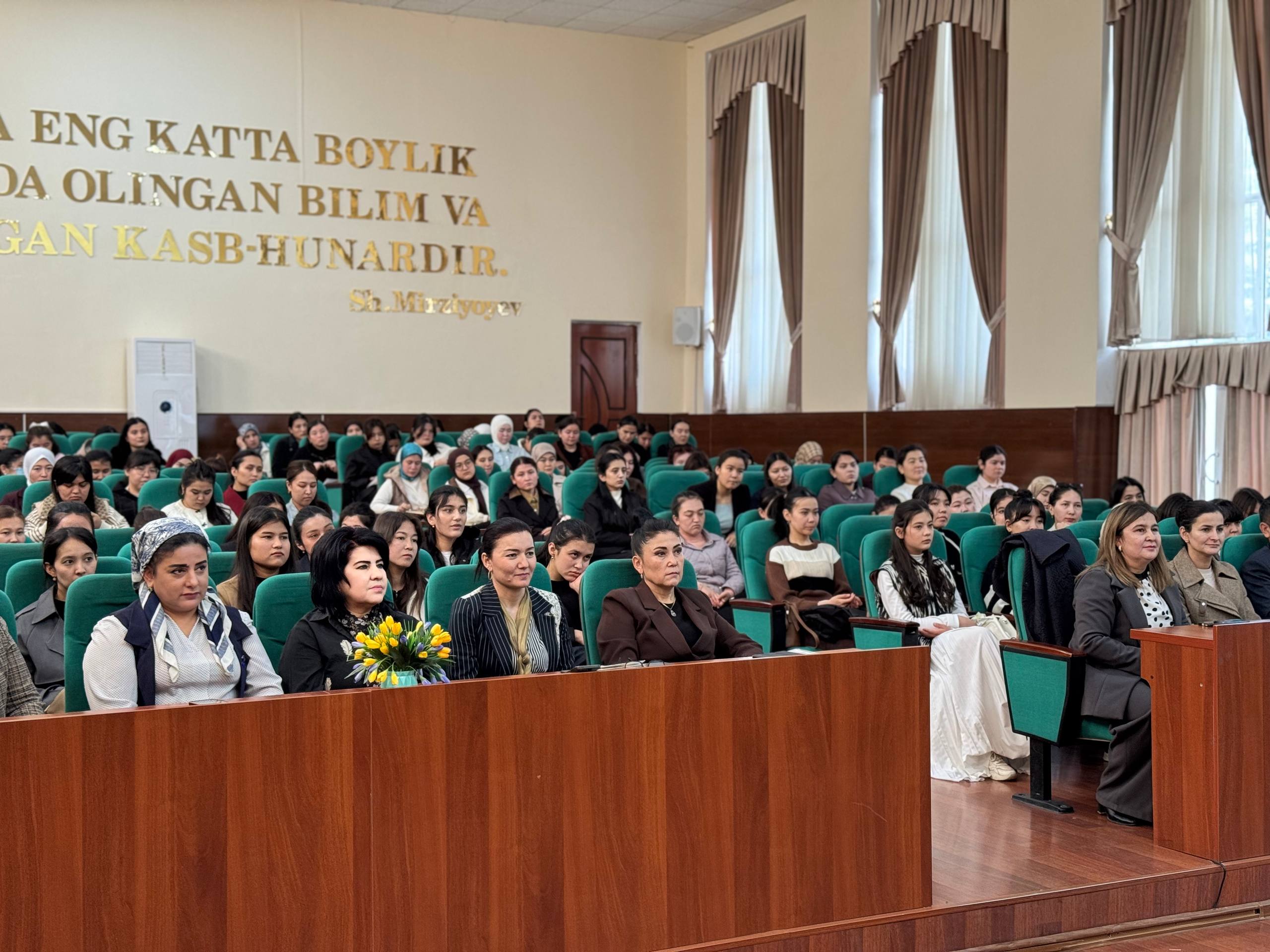 Tabiiy fanlar fakultetida yoshlar bilan uchrashuv bo‘lib o‘tdi Gallery Image