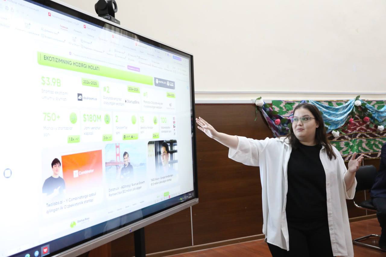 Universitetda “Startup Roadshow” uchrashuvi bo‘lib o‘tdi Gallery Image