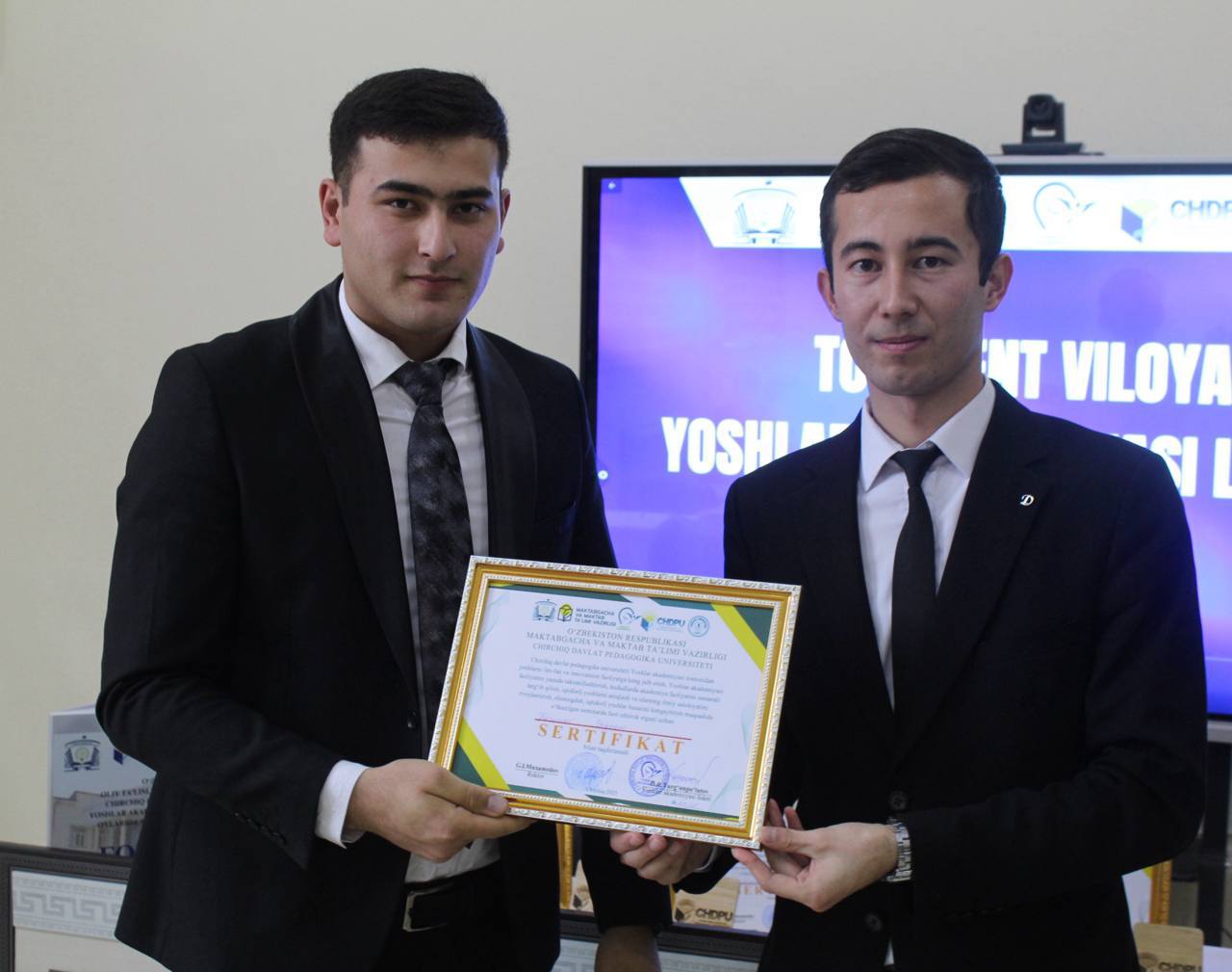 Chirchiq davlat pedagogika universitetida Toshkent viloyati Yoshlar akademiyasining 1-sonli kengaytirilgan seminari tashkil etildi Gallery Image