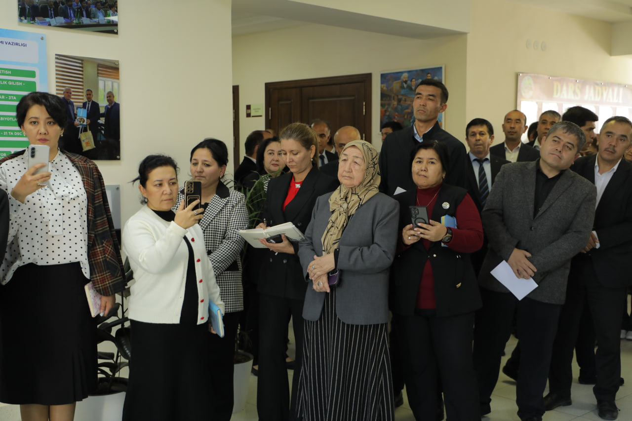 Kasbga yo‘naltirilgan ta’lim muhitida kelajak o‘qituvchilarini tayyorlash tajribasi va istiqbollari muhokama qilindi Gallery Image