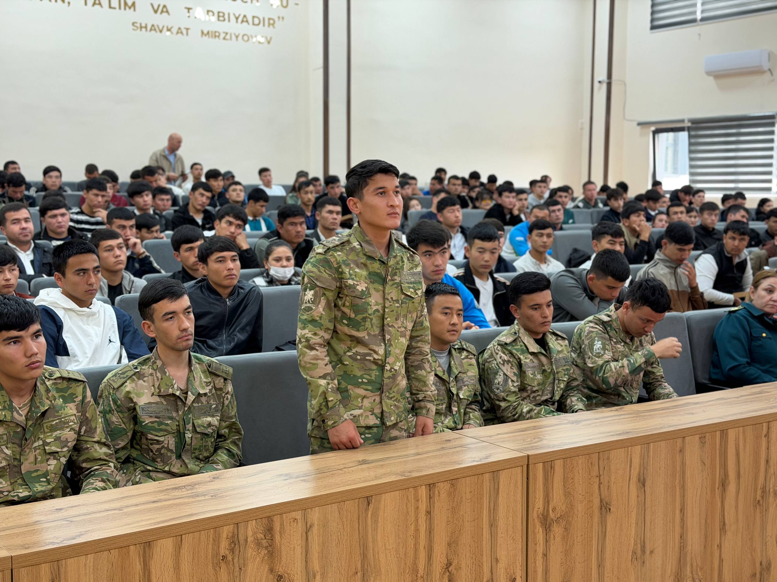 Слушатель Академии призвал молодежь к бдительности Gallery Image