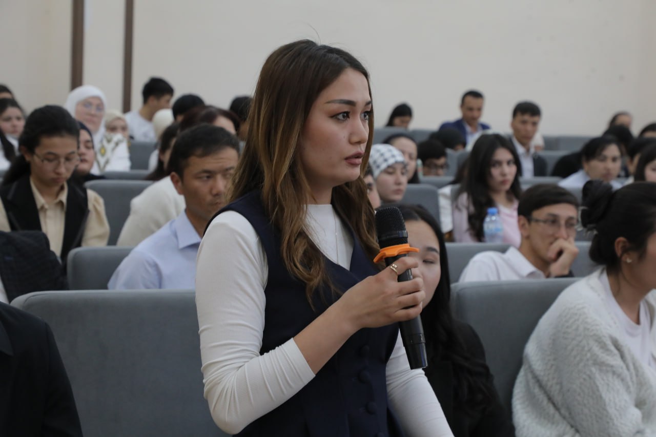 Chirchiq davlat pedagogika universitetida «Kelajakka qadam» dasturi doirasida uchrashuv bo‘lib o‘tdi Gallery Image