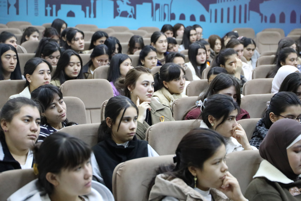 “Xotin-qizlarga nisbatan zo‘ravonlikka barham berish xaqlaro kuni” munosabati bilan o‘tkazilgan tadbir tafsiloti Gallery Image