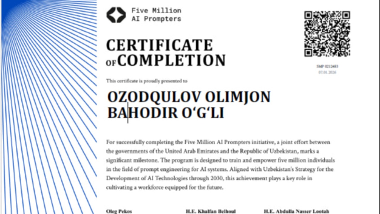 FIVE MILLION AI PROMPTERS