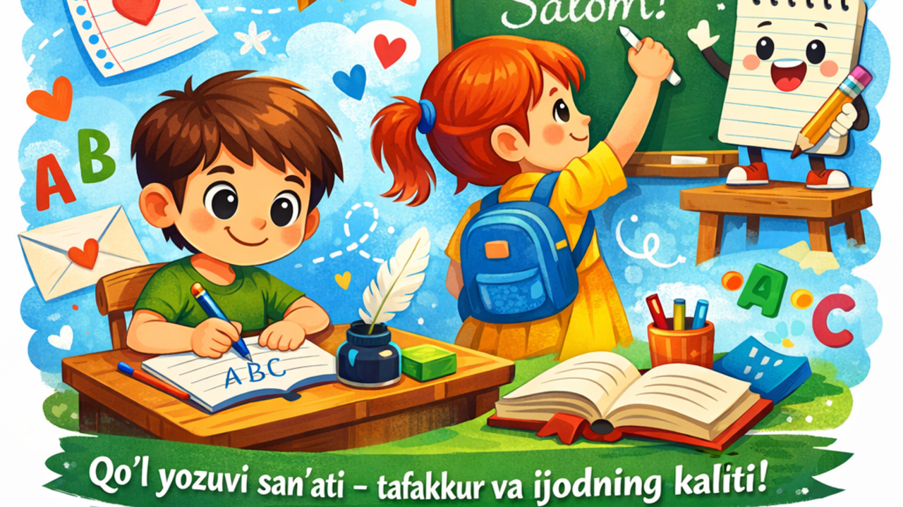 📚 Bugun 23-yanvar — Xalqaro qo‘l yozuvi kuni.