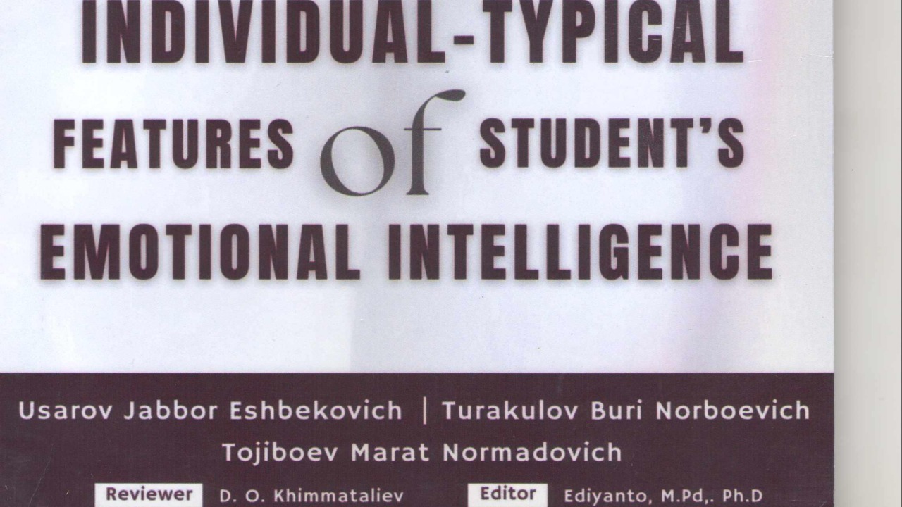 INDIVIDUAL-TYPICAL FEATURES OF STUDENTS’ EMOTIONAL INTELLIGENCE MONOGRAFIYA