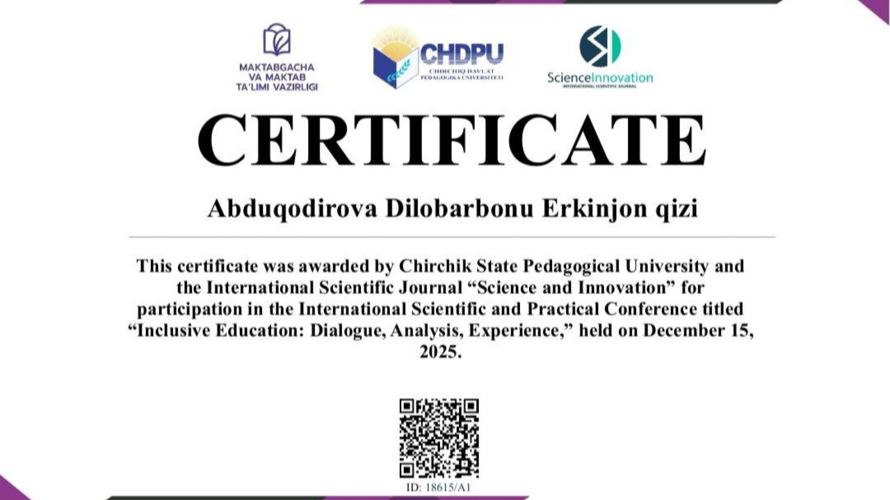 Psychological and Pedagogical Foundations for Developing Students’ Emotional Intelligence in Inclusive Education Settings